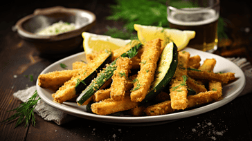 Crunchy Baked Zucchini Fries