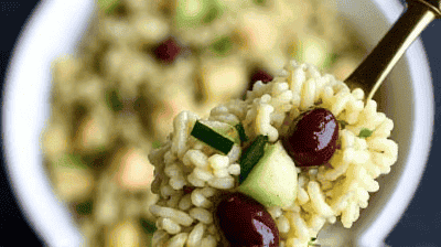 Greek Orzo Pasta Salad with Kalamata Olives Cucumber  LemonDill Dressing