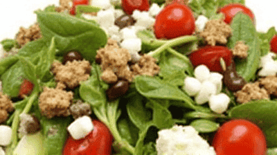 Mediterranean Chopped Salad with LemonOregano Vinaigrette Feta